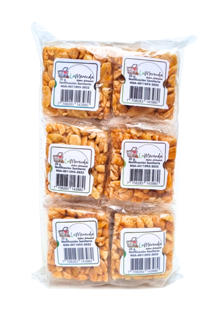 Turron de Granola Paquete 12 Unidades