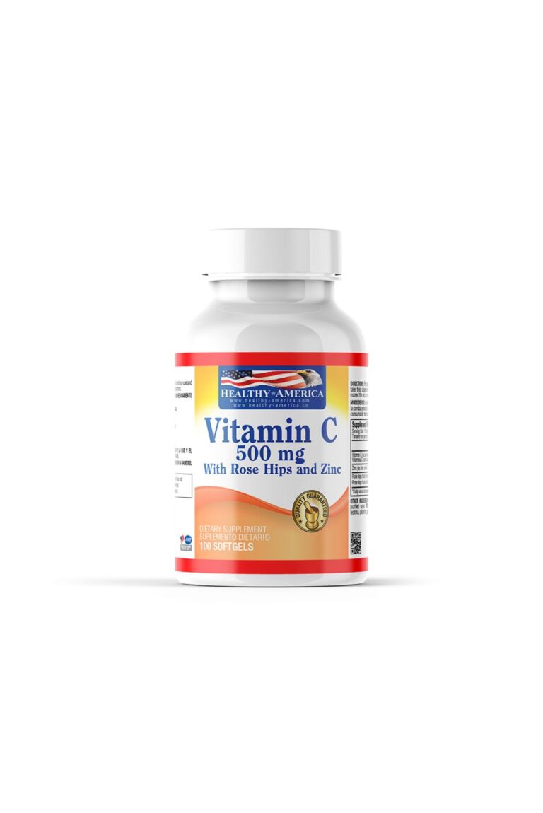 Vitamin C 500mg with Rose Hips and Zinc