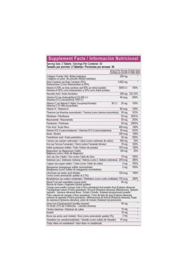 Mega power for women 60t - Imagen 2