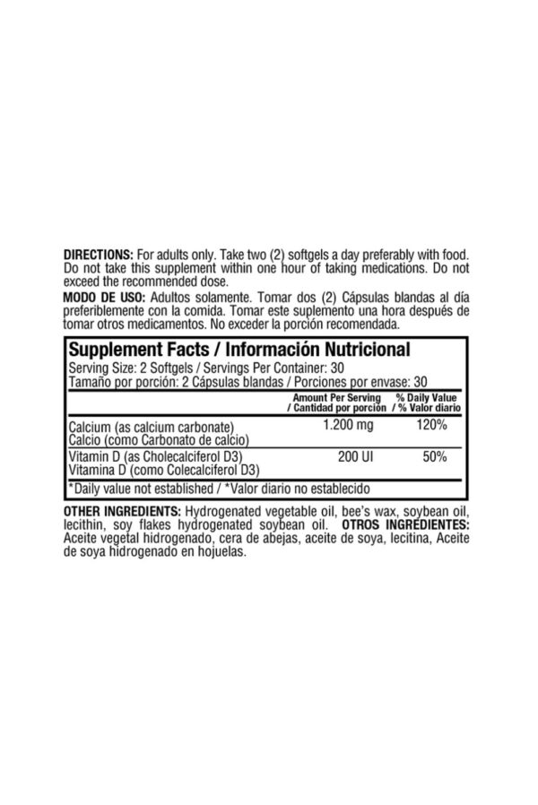Liquid Absorbable Calcium 1200mg Plus - Imagen 2