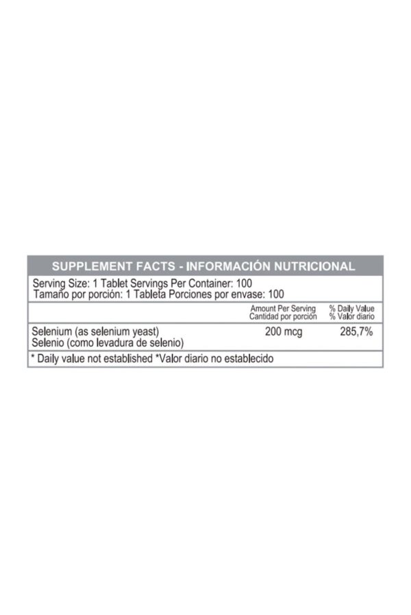 Selenium 200 mcg - Image 2